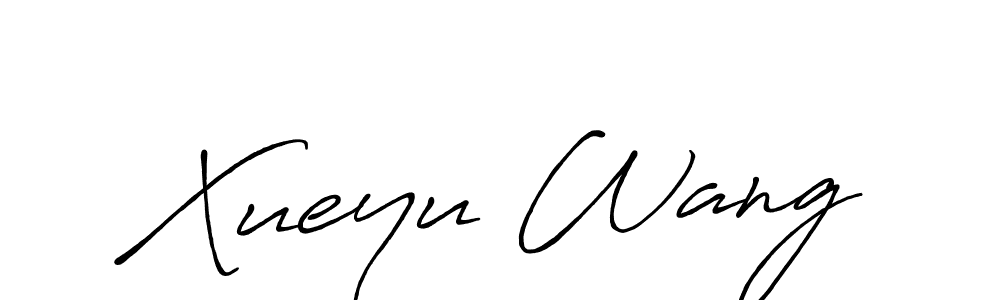 Create a beautiful signature design for name Xueyu Wang. With this signature (Antro_Vectra_Bolder) fonts, you can make a handwritten signature for free. Xueyu Wang signature style 7 images and pictures png
