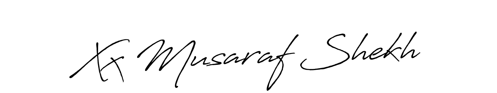 Antro_Vectra_Bolder is a professional signature style that is perfect for those who want to add a touch of class to their signature. It is also a great choice for those who want to make their signature more unique. Get Xx Musaraf Shekh name to fancy signature for free. Xx Musaraf Shekh signature style 7 images and pictures png