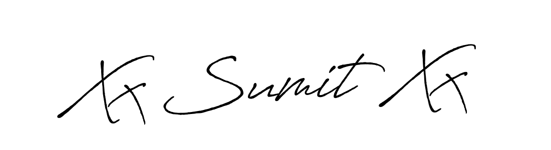 Design your own signature with our free online signature maker. With this signature software, you can create a handwritten (Antro_Vectra_Bolder) signature for name Xx Sumit Xx. Xx Sumit Xx signature style 7 images and pictures png