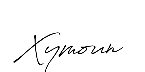 Also we have Xymoun name is the best signature style. Create professional handwritten signature collection using Antro_Vectra_Bolder autograph style. Xymoun signature style 7 images and pictures png