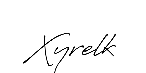 if you are searching for the best signature style for your name Xyrelk. so please give up your signature search. here we have designed multiple signature styles  using Antro_Vectra_Bolder. Xyrelk signature style 7 images and pictures png