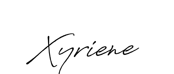 if you are searching for the best signature style for your name Xyriene. so please give up your signature search. here we have designed multiple signature styles  using Antro_Vectra_Bolder. Xyriene signature style 7 images and pictures png