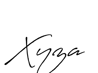 It looks lik you need a new signature style for name Xyza. Design unique handwritten (Antro_Vectra_Bolder) signature with our free signature maker in just a few clicks. Xyza signature style 7 images and pictures png