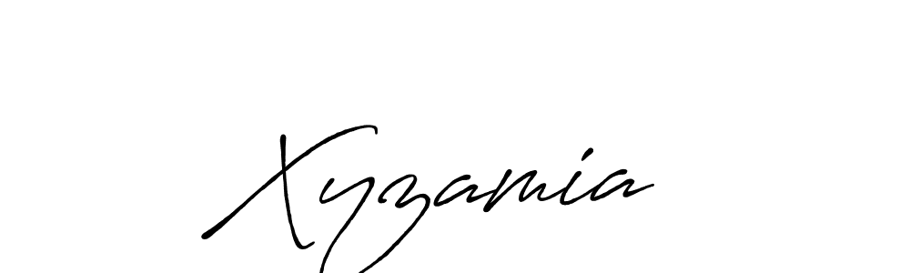 if you are searching for the best signature style for your name Xyzamia♡. so please give up your signature search. here we have designed multiple signature styles  using Antro_Vectra_Bolder. Xyzamia♡ signature style 7 images and pictures png
