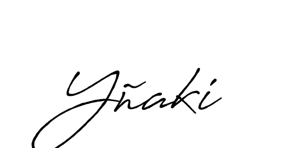 Also You can easily find your signature by using the search form. We will create Yñaki name handwritten signature images for you free of cost using Antro_Vectra_Bolder sign style. Yñaki signature style 7 images and pictures png