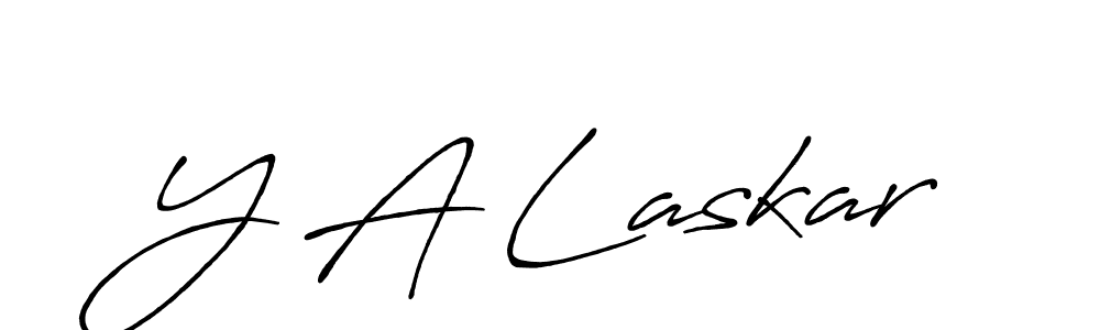 Similarly Antro_Vectra_Bolder is the best handwritten signature design. Signature creator online .You can use it as an online autograph creator for name Y A Laskar. Y A Laskar signature style 7 images and pictures png