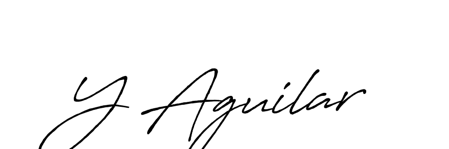 It looks lik you need a new signature style for name Y Aguilar. Design unique handwritten (Antro_Vectra_Bolder) signature with our free signature maker in just a few clicks. Y Aguilar signature style 7 images and pictures png