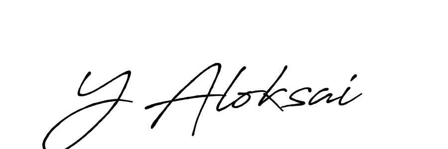 How to make Y Aloksai signature? Antro_Vectra_Bolder is a professional autograph style. Create handwritten signature for Y Aloksai name. Y Aloksai signature style 7 images and pictures png