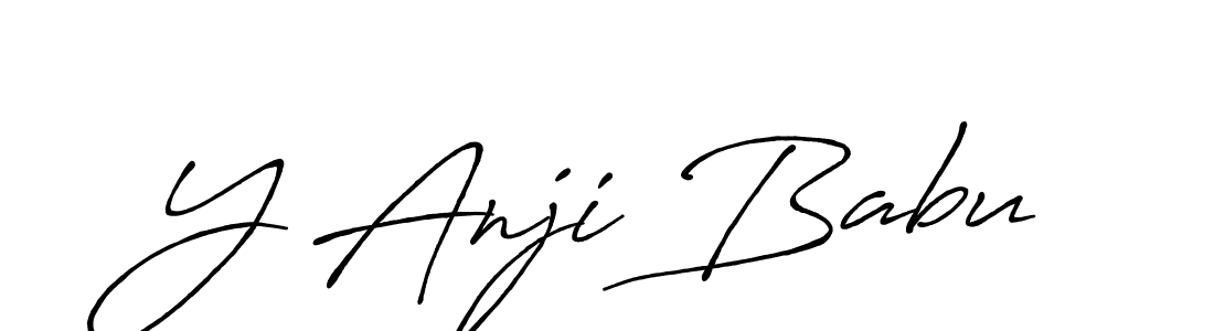 You should practise on your own different ways (Antro_Vectra_Bolder) to write your name (Y Anji Babu) in signature. don't let someone else do it for you. Y Anji Babu signature style 7 images and pictures png