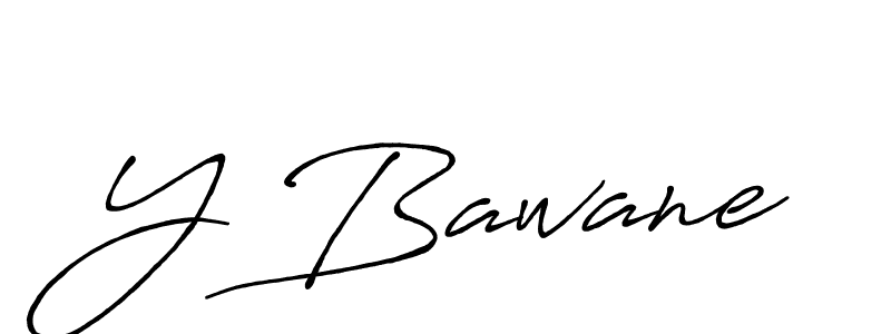 if you are searching for the best signature style for your name Y Bawane. so please give up your signature search. here we have designed multiple signature styles  using Antro_Vectra_Bolder. Y Bawane signature style 7 images and pictures png