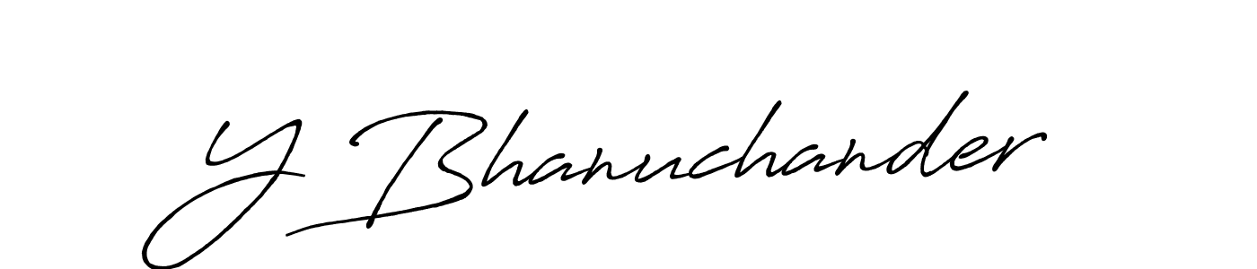 Antro_Vectra_Bolder is a professional signature style that is perfect for those who want to add a touch of class to their signature. It is also a great choice for those who want to make their signature more unique. Get Y Bhanuchander name to fancy signature for free. Y Bhanuchander signature style 7 images and pictures png