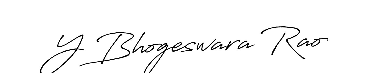 Make a beautiful signature design for name Y Bhogeswara Rao. Use this online signature maker to create a handwritten signature for free. Y Bhogeswara Rao signature style 7 images and pictures png