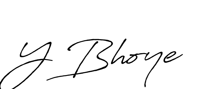 Once you've used our free online signature maker to create your best signature Antro_Vectra_Bolder style, it's time to enjoy all of the benefits that Y Bhoye name signing documents. Y Bhoye signature style 7 images and pictures png