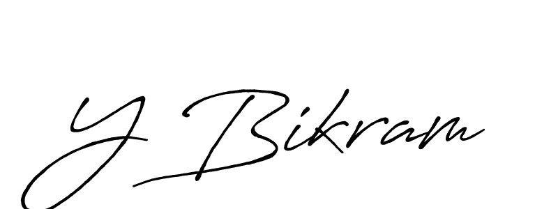 The best way (Antro_Vectra_Bolder) to make a short signature is to pick only two or three words in your name. The name Y Bikram include a total of six letters. For converting this name. Y Bikram signature style 7 images and pictures png