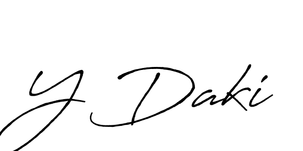 Once you've used our free online signature maker to create your best signature Antro_Vectra_Bolder style, it's time to enjoy all of the benefits that Y Daki name signing documents. Y Daki signature style 7 images and pictures png