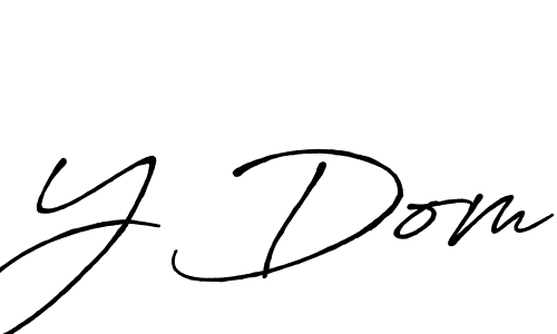 if you are searching for the best signature style for your name Y Dom. so please give up your signature search. here we have designed multiple signature styles  using Antro_Vectra_Bolder. Y Dom signature style 7 images and pictures png