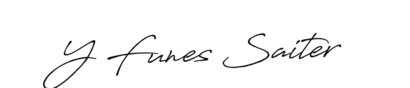 Use a signature maker to create a handwritten signature online. With this signature software, you can design (Antro_Vectra_Bolder) your own signature for name Y Funes Saiter. Y Funes Saiter signature style 7 images and pictures png