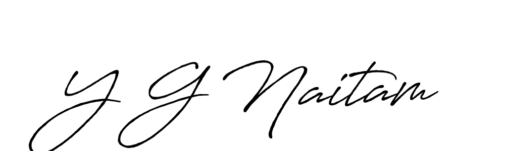 Make a beautiful signature design for name Y G Naitam. Use this online signature maker to create a handwritten signature for free. Y G Naitam signature style 7 images and pictures png