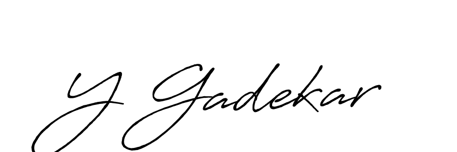 Similarly Antro_Vectra_Bolder is the best handwritten signature design. Signature creator online .You can use it as an online autograph creator for name Y Gadekar. Y Gadekar signature style 7 images and pictures png