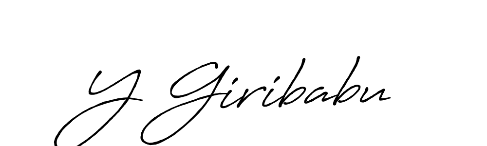 Antro_Vectra_Bolder is a professional signature style that is perfect for those who want to add a touch of class to their signature. It is also a great choice for those who want to make their signature more unique. Get Y Giribabu name to fancy signature for free. Y Giribabu signature style 7 images and pictures png