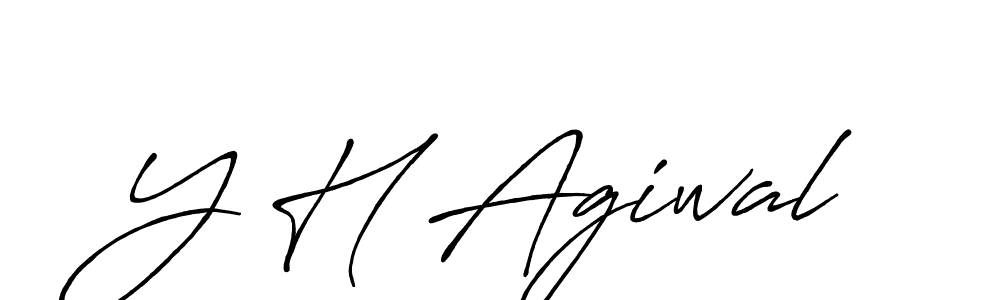 Make a short Y H Agiwal signature style. Manage your documents anywhere anytime using Antro_Vectra_Bolder. Create and add eSignatures, submit forms, share and send files easily. Y H Agiwal signature style 7 images and pictures png