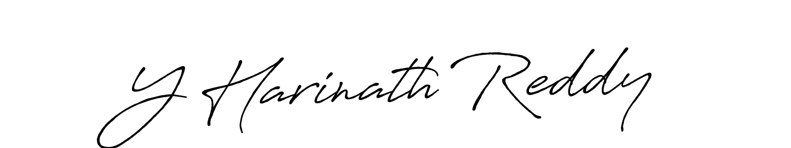 Also You can easily find your signature by using the search form. We will create Y Harinath Reddy name handwritten signature images for you free of cost using Antro_Vectra_Bolder sign style. Y Harinath Reddy signature style 7 images and pictures png