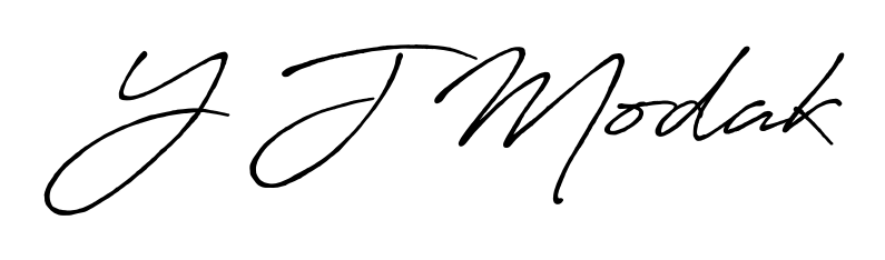 If you are searching for the best signature style for your name Y J Modak, here we have designed multiple signature styles using Antro_Vectra_Bolder. Y J Modak signature style 7 images and pictures png