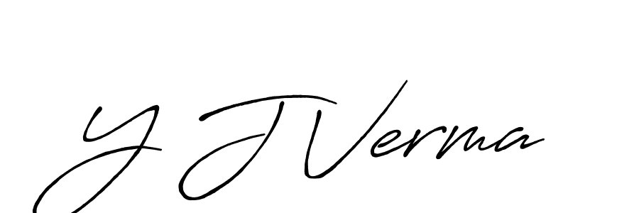 Make a beautiful signature design for name Y J Verma. Use this online signature maker to create a handwritten signature for free. Y J Verma signature style 7 images and pictures png