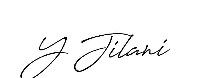 Use a signature maker to create a handwritten signature online. With this signature software, you can design (Antro_Vectra_Bolder) your own signature for name Y Jilani. Y Jilani signature style 7 images and pictures png
