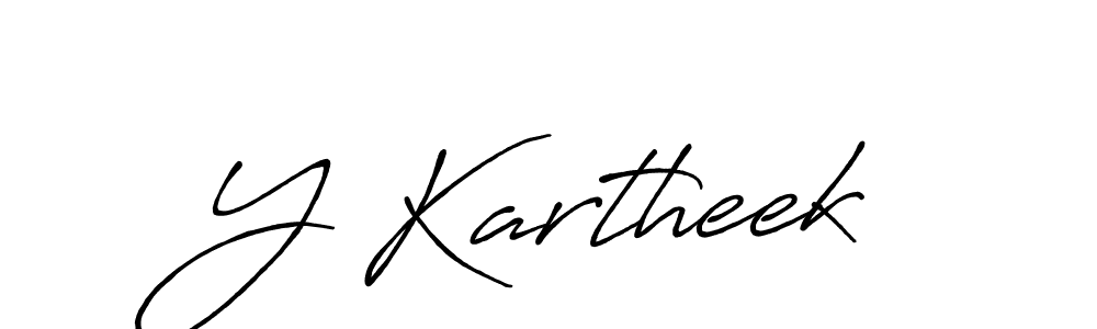 Make a beautiful signature design for name Y Kartheek. Use this online signature maker to create a handwritten signature for free. Y Kartheek signature style 7 images and pictures png