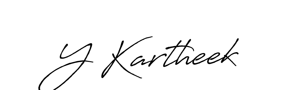 Make a beautiful signature design for name Y Kartheek. Use this online signature maker to create a handwritten signature for free. Y Kartheek signature style 7 images and pictures png