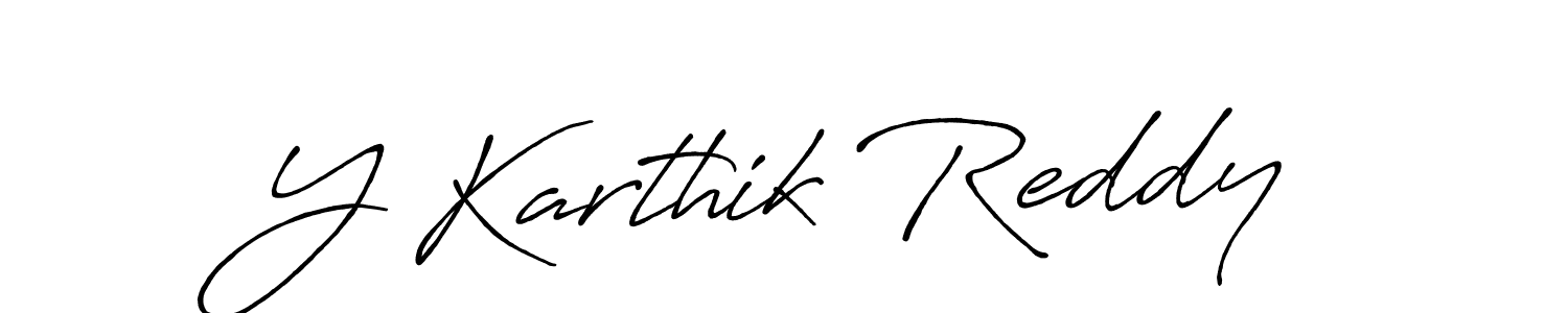 if you are searching for the best signature style for your name Y Karthik Reddy. so please give up your signature search. here we have designed multiple signature styles  using Antro_Vectra_Bolder. Y Karthik Reddy signature style 7 images and pictures png