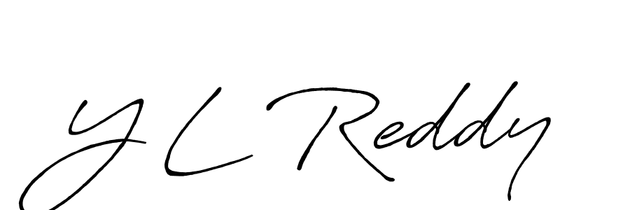 How to make Y L Reddy signature? Antro_Vectra_Bolder is a professional autograph style. Create handwritten signature for Y L Reddy name. Y L Reddy signature style 7 images and pictures png