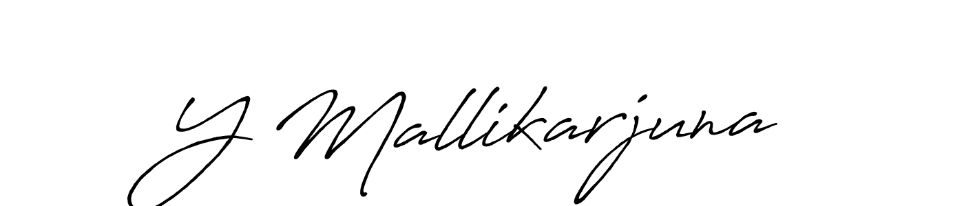 How to make Y Mallikarjuna signature? Antro_Vectra_Bolder is a professional autograph style. Create handwritten signature for Y Mallikarjuna name. Y Mallikarjuna signature style 7 images and pictures png