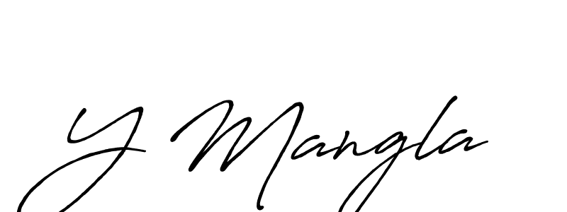Make a beautiful signature design for name Y Mangla. Use this online signature maker to create a handwritten signature for free. Y Mangla signature style 7 images and pictures png
