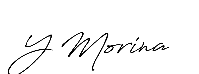 Also we have Y Morina name is the best signature style. Create professional handwritten signature collection using Antro_Vectra_Bolder autograph style. Y Morina signature style 7 images and pictures png