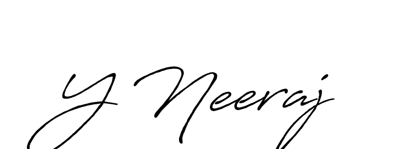 The best way (Antro_Vectra_Bolder) to make a short signature is to pick only two or three words in your name. The name Y Neeraj include a total of six letters. For converting this name. Y Neeraj signature style 7 images and pictures png