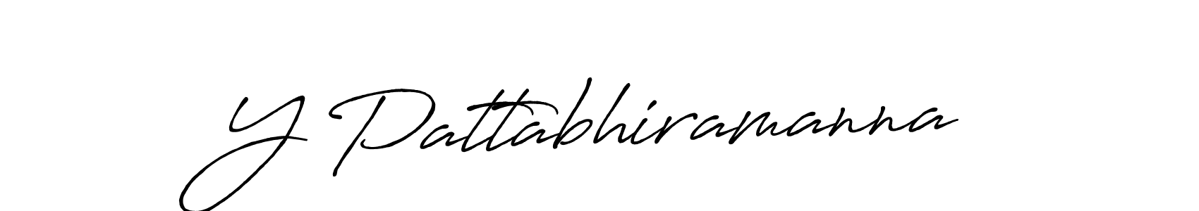 You should practise on your own different ways (Antro_Vectra_Bolder) to write your name (Y Pattabhiramanna) in signature. don't let someone else do it for you. Y Pattabhiramanna signature style 7 images and pictures png