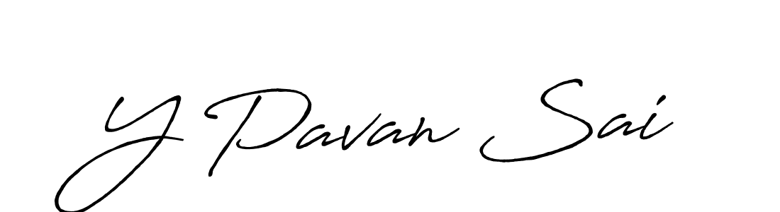 Make a short Y Pavan Sai signature style. Manage your documents anywhere anytime using Antro_Vectra_Bolder. Create and add eSignatures, submit forms, share and send files easily. Y Pavan Sai signature style 7 images and pictures png
