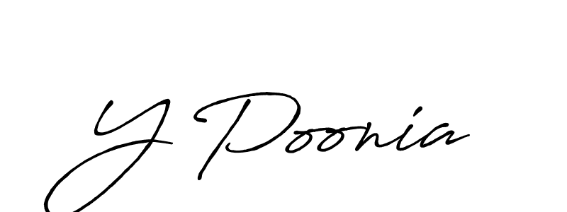 It looks lik you need a new signature style for name Y Poonia. Design unique handwritten (Antro_Vectra_Bolder) signature with our free signature maker in just a few clicks. Y Poonia signature style 7 images and pictures png