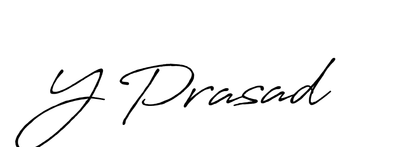 Make a beautiful signature design for name Y Prasad. Use this online signature maker to create a handwritten signature for free. Y Prasad signature style 7 images and pictures png