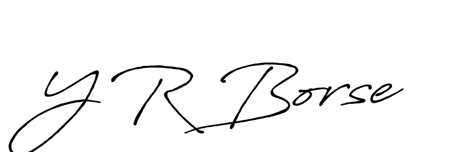 Similarly Antro_Vectra_Bolder is the best handwritten signature design. Signature creator online .You can use it as an online autograph creator for name Y R Borse. Y R Borse signature style 7 images and pictures png