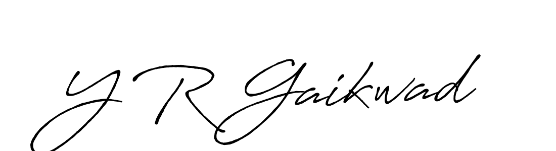 Similarly Antro_Vectra_Bolder is the best handwritten signature design. Signature creator online .You can use it as an online autograph creator for name Y R Gaikwad. Y R Gaikwad signature style 7 images and pictures png