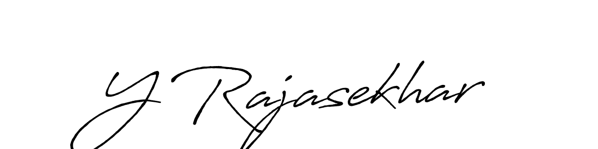 Also we have Y Rajasekhar name is the best signature style. Create professional handwritten signature collection using Antro_Vectra_Bolder autograph style. Y Rajasekhar signature style 7 images and pictures png