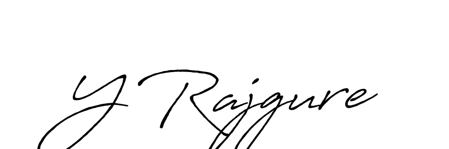 if you are searching for the best signature style for your name Y Rajgure. so please give up your signature search. here we have designed multiple signature styles  using Antro_Vectra_Bolder. Y Rajgure signature style 7 images and pictures png