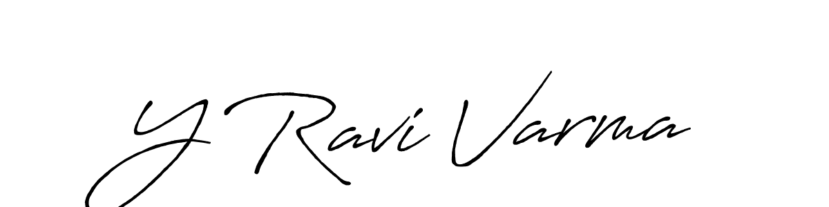 You should practise on your own different ways (Antro_Vectra_Bolder) to write your name (Y Ravi Varma) in signature. don't let someone else do it for you. Y Ravi Varma signature style 7 images and pictures png