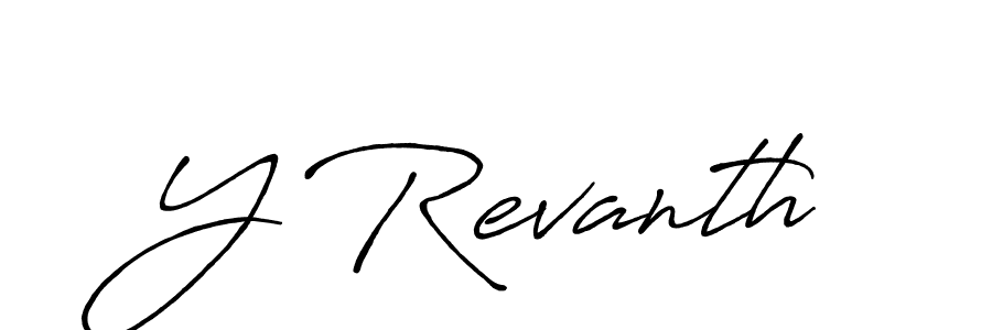 Make a beautiful signature design for name Y Revanth. Use this online signature maker to create a handwritten signature for free. Y Revanth signature style 7 images and pictures png