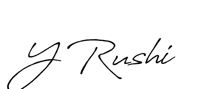 Make a short Y Rushi signature style. Manage your documents anywhere anytime using Antro_Vectra_Bolder. Create and add eSignatures, submit forms, share and send files easily. Y Rushi signature style 7 images and pictures png