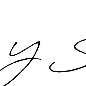 if you are searching for the best signature style for your name Y S. so please give up your signature search. here we have designed multiple signature styles  using Antro_Vectra_Bolder. Y S signature style 7 images and pictures png