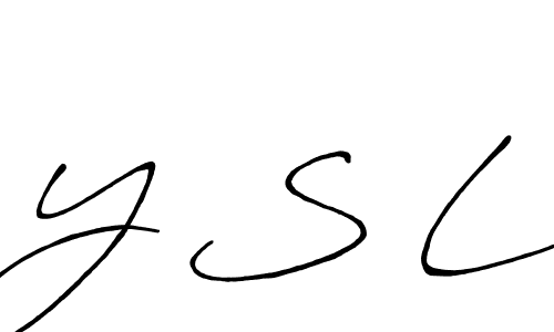 You should practise on your own different ways (Antro_Vectra_Bolder) to write your name (Y S L) in signature. don't let someone else do it for you. Y S L signature style 7 images and pictures png